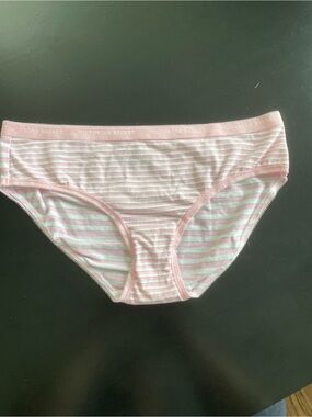 [Victoria's Secret] Pink & White Striped Women’s Hiphugger Brief